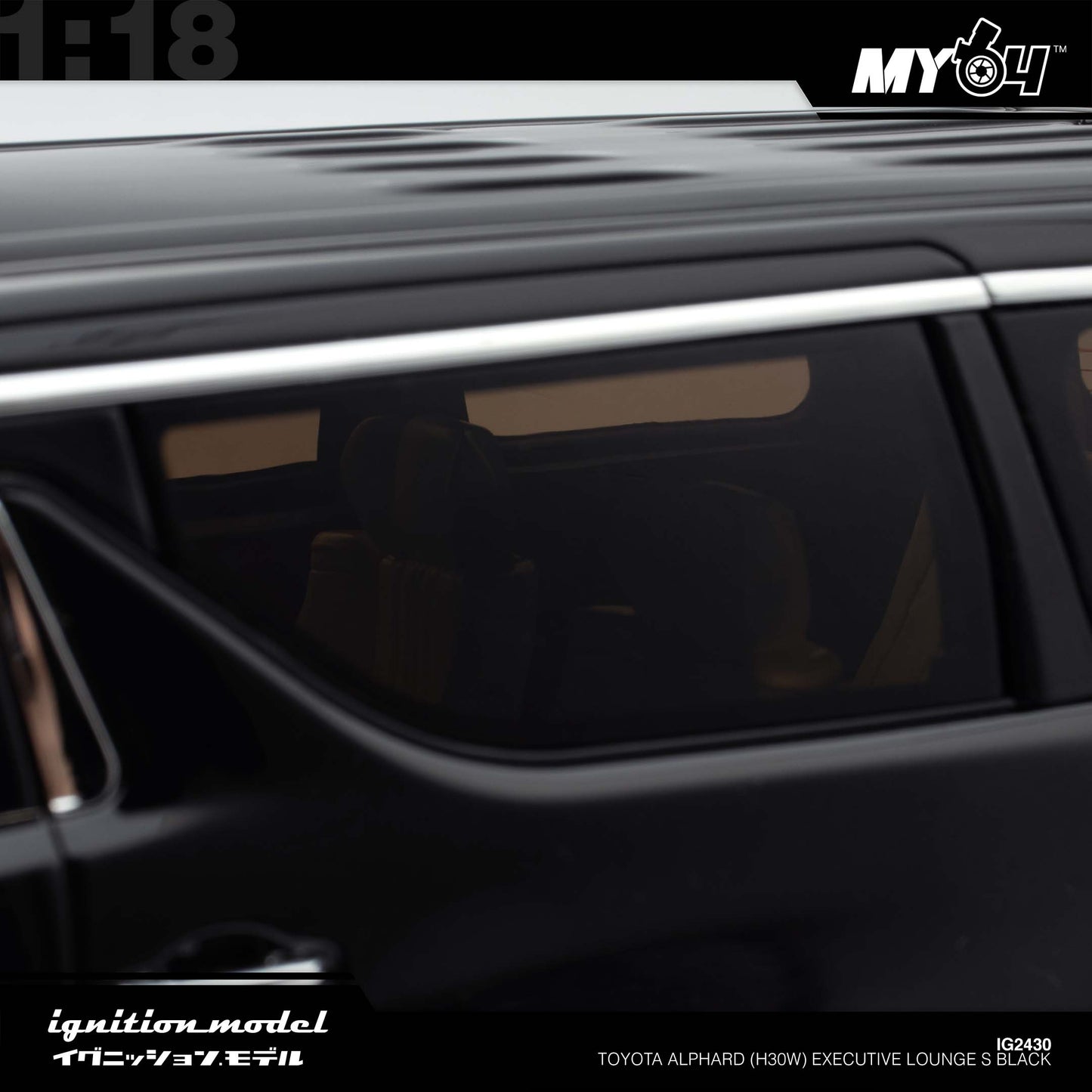 [Ignition Model] Toyota Alphard (H30W) Executive Lounge S - Black