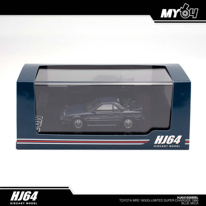 [Hobby Japan] Toyota MR2 1600G-LIMITED SUPER CHARGER 1986 - Blue Mica