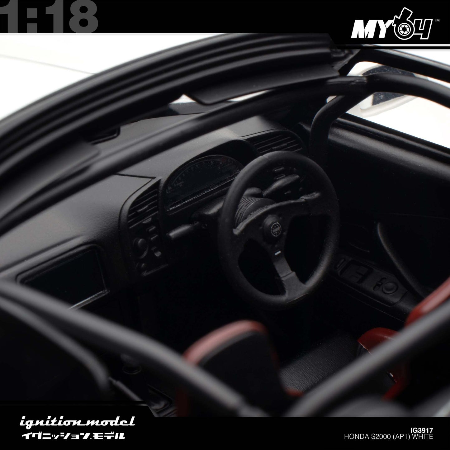 [Ignition Model 1:18 Honda S2000 (AP1) - White