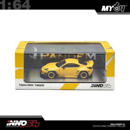 [INNO64] 1:64 Toyota GR86 "Pandem" - Yellow