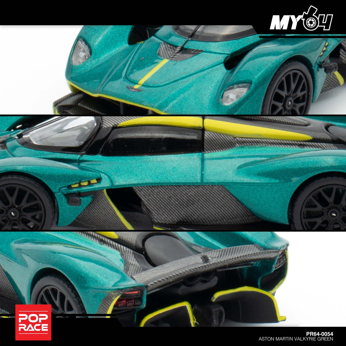 [Pop Race] Aston Martin - Valkyrie Green