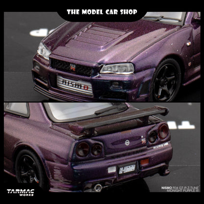 [Tarmac Works] Tarmac Works X Schuco Nissan Skyline GT-R (R34) Z-Tune - Midnight Purple lll