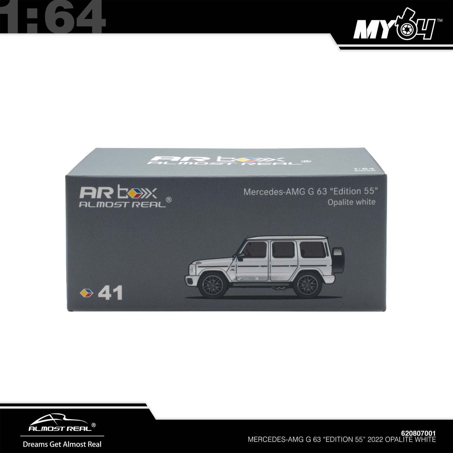 [ARBox] 1:64 Mercedes-AMG G 63 "Edition 55"-2022 - Opalite White