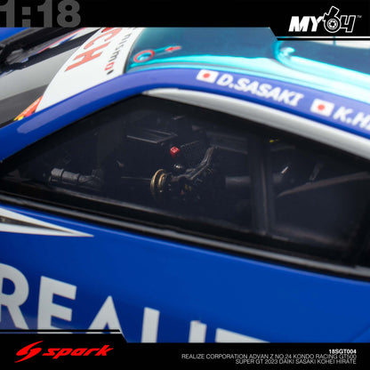 [Sparky] REALIZE Corporation ADVAN Z No.24 KONDO RACING GT500 SUPER GT 2023 Daiki Sasaki - Kohei Hirate