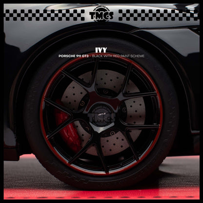 [IVY] 1:18 Porsche 911 GT3 - Black With Red Paint Scheme