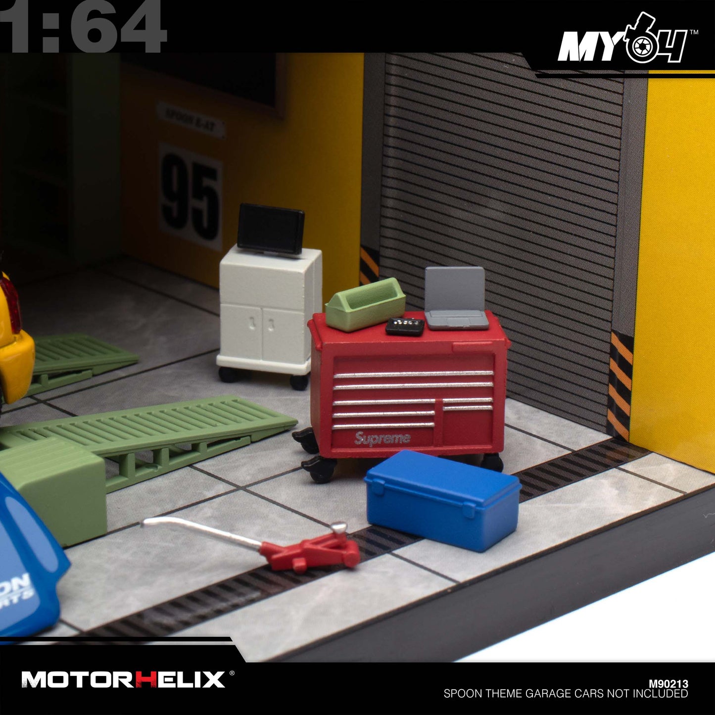 [Motorhelix] 1:64 Spoon Theme Garage