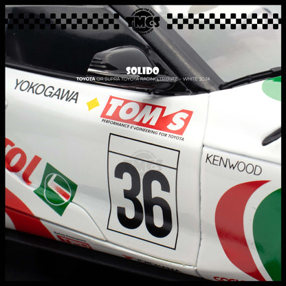 [Solido] 1:18 Toyota GR Supra Toyota Racing Tribute - White 2024