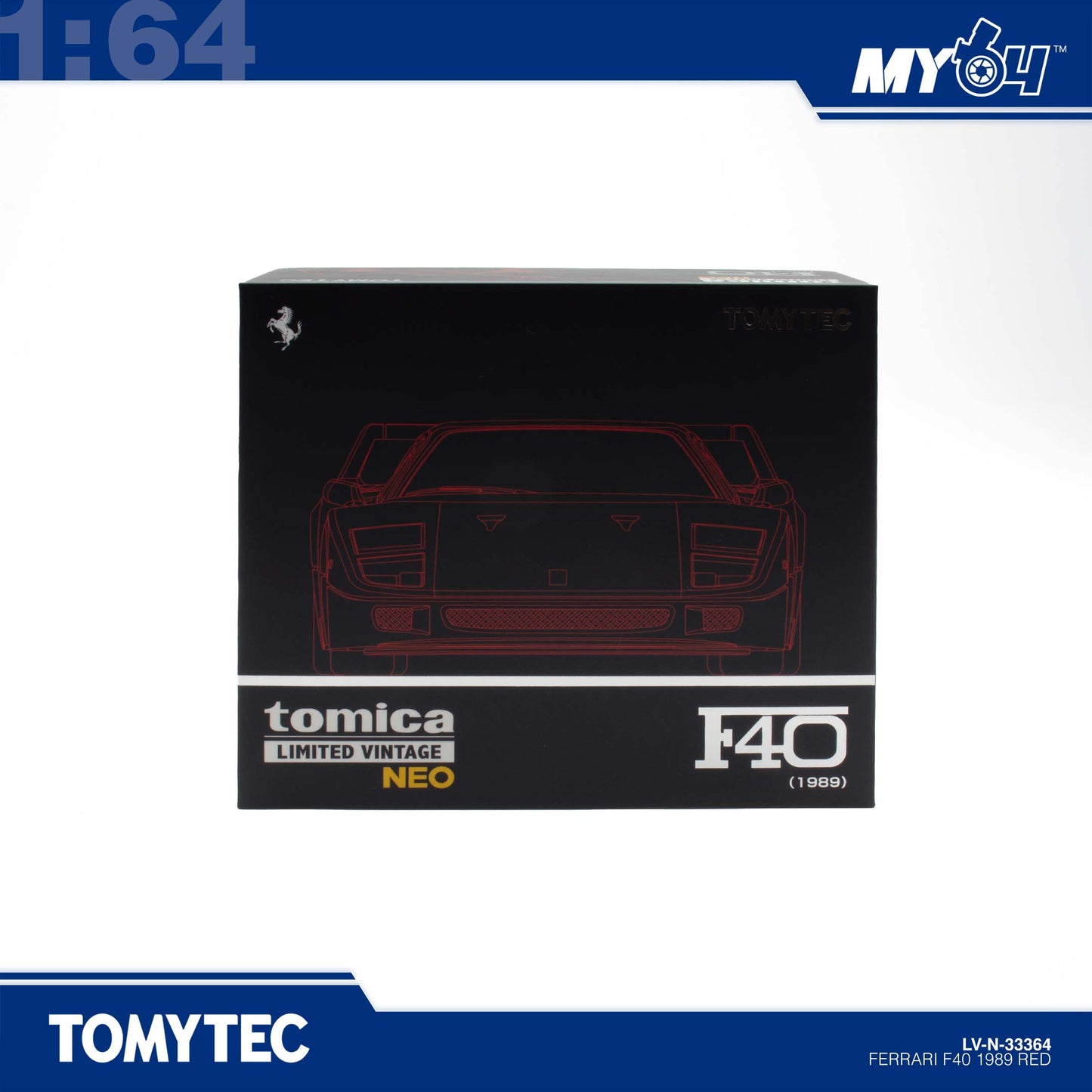 [TLVN] 1:64 Ferrari F40 1989 - Red