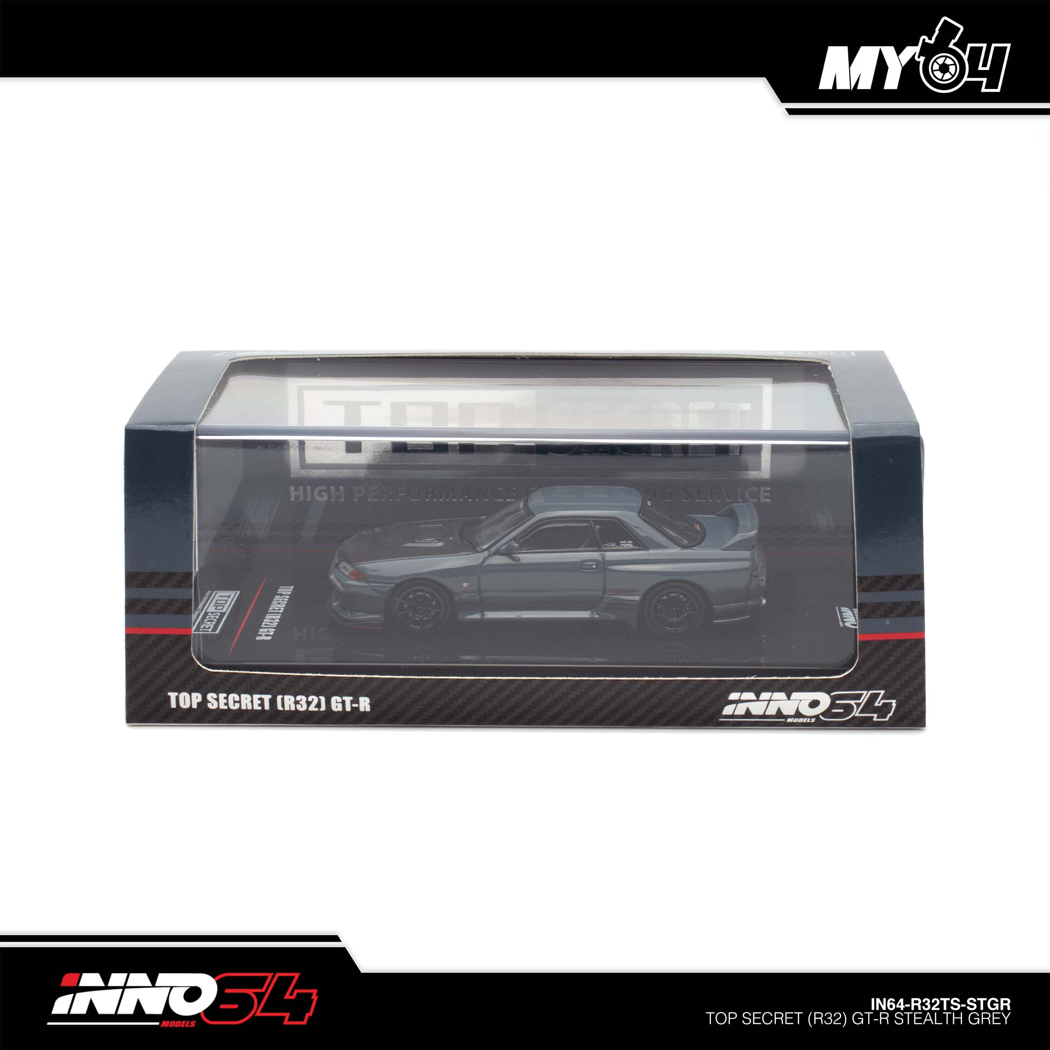 INNO64] Top Secret Nissan Skyline R32 GT-R - Stealth Grey
