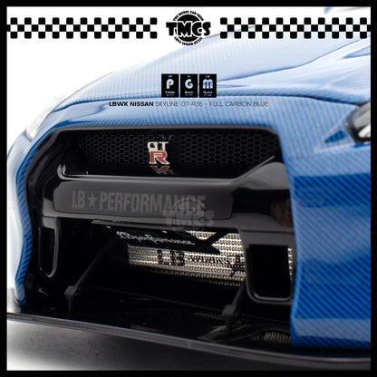 [PGM] LBWK Nissan Skyline GT-R35 - Full Carbon Blue