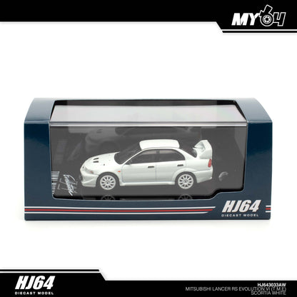 [Hobby Japan] Mitsubishi Lancer RS Evolution 6 (T.M.E.) - Scortia White