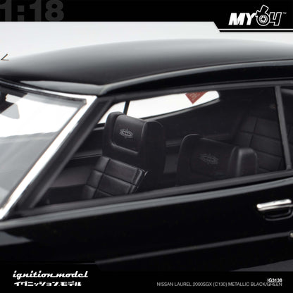 [Ignition Model] Nissan Laurel 2000SGX (C130) - Metallic Black/Green