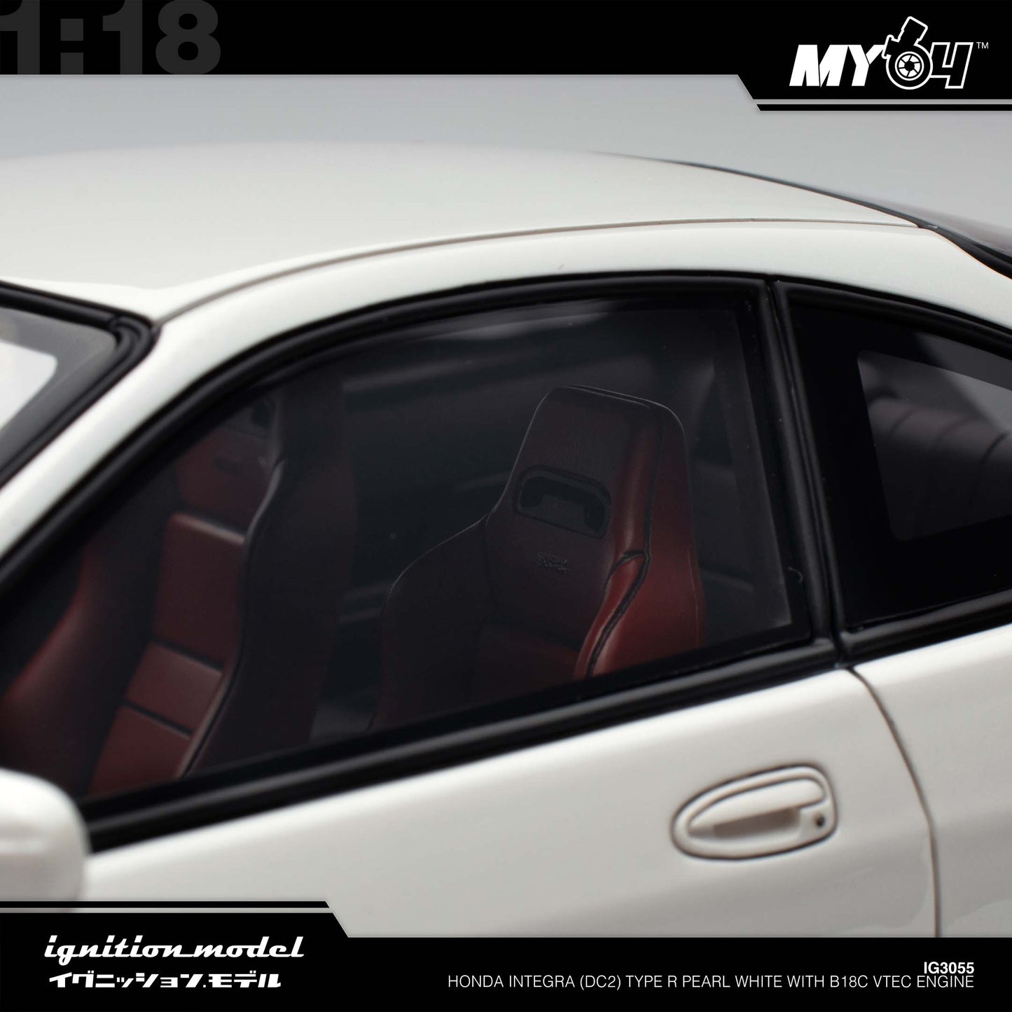 [Ignition Model] Honda Integra (DC2) Type R - Pearl White With B18C VTEC Engine