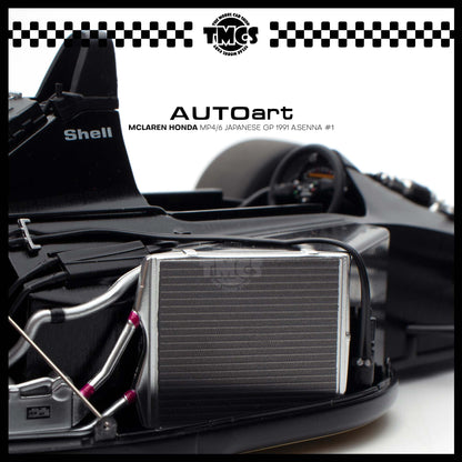 [Auto Art] Mclaren Honda MP4/6 Japanese GP 1991 A.Senna #1 (With Mclaren Logo)