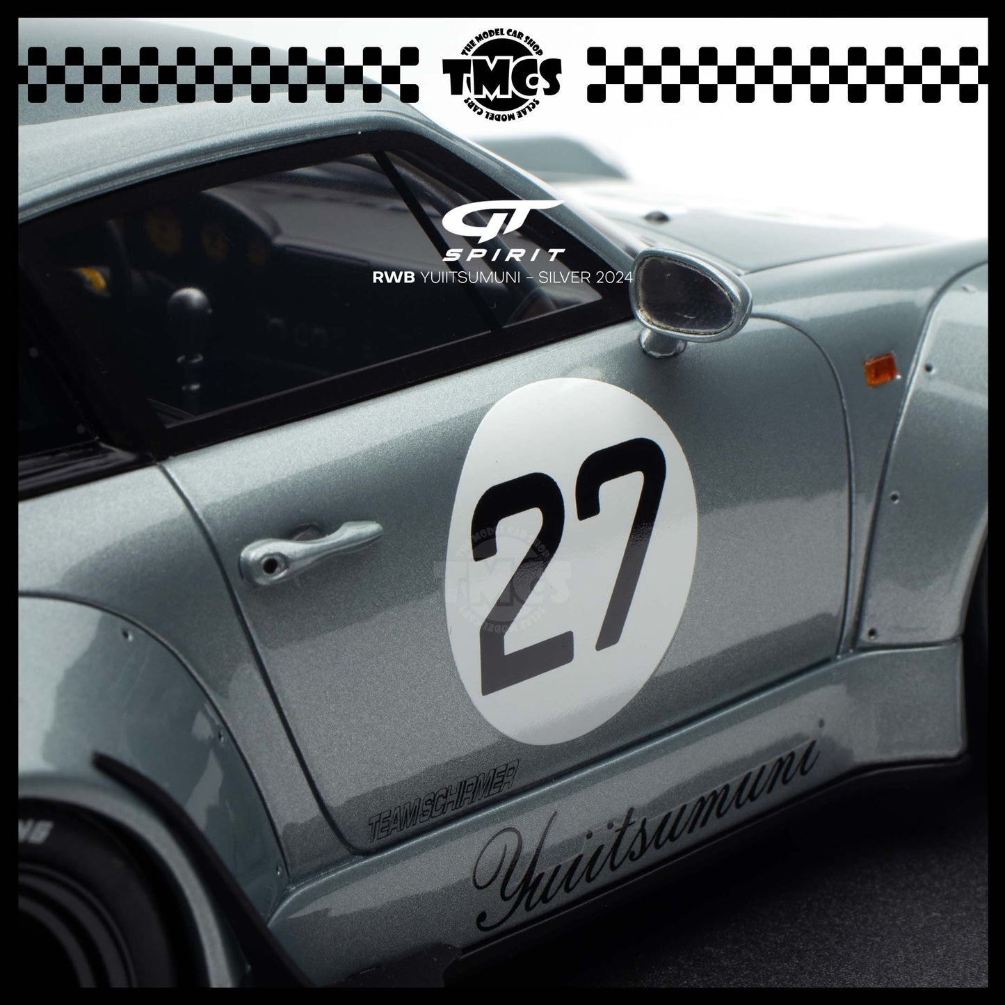 [GT Spirit] 1:18 RWB Yuiitsumuni - Silver 2024