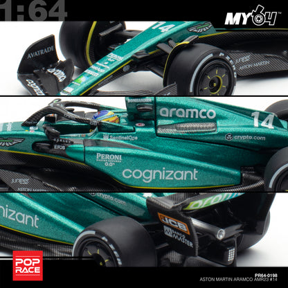 [Pop Race] 1:64 Aston Martin AMR23 F1 - #14 F. Alonso