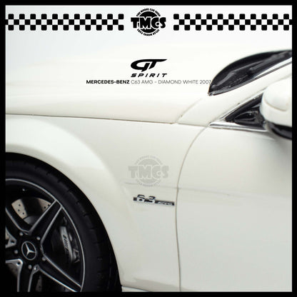 [GT Spirit] 1:18 Mercedes-Benz C63 AMG - Diamond White 2007