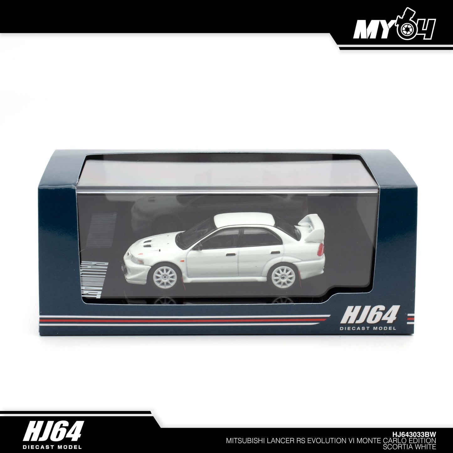 [Hobby Japan] Mitsubishi Lancer RS Evolution 6 Monte Carlo Edition - Scortia White