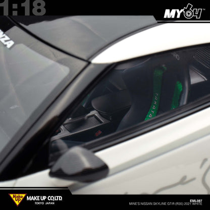 [Make Up] Mine's Nissan Skyline GT-R (R35) 2021 - White