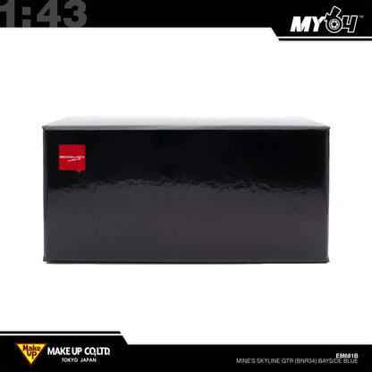 [Make Up] 1:43 Edilion BUILT BY LEGENDS Mine's Skyline GT-R(BNR34) - Bayside Blue