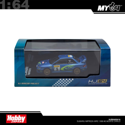 [Hobby Japan] 1:64 Subaru Impreza WRC - 1999 #5 (MONTE CARLO)