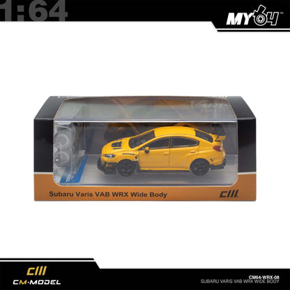 [CM Model] 1:64 Subaru WRX Varis WideBody 2.0 - Yellow