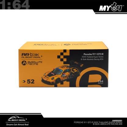 [ARBox] 1:64 Porsche 911 GT3 R 2025 Thailand Super Series B-Quik Absolute Racing #26