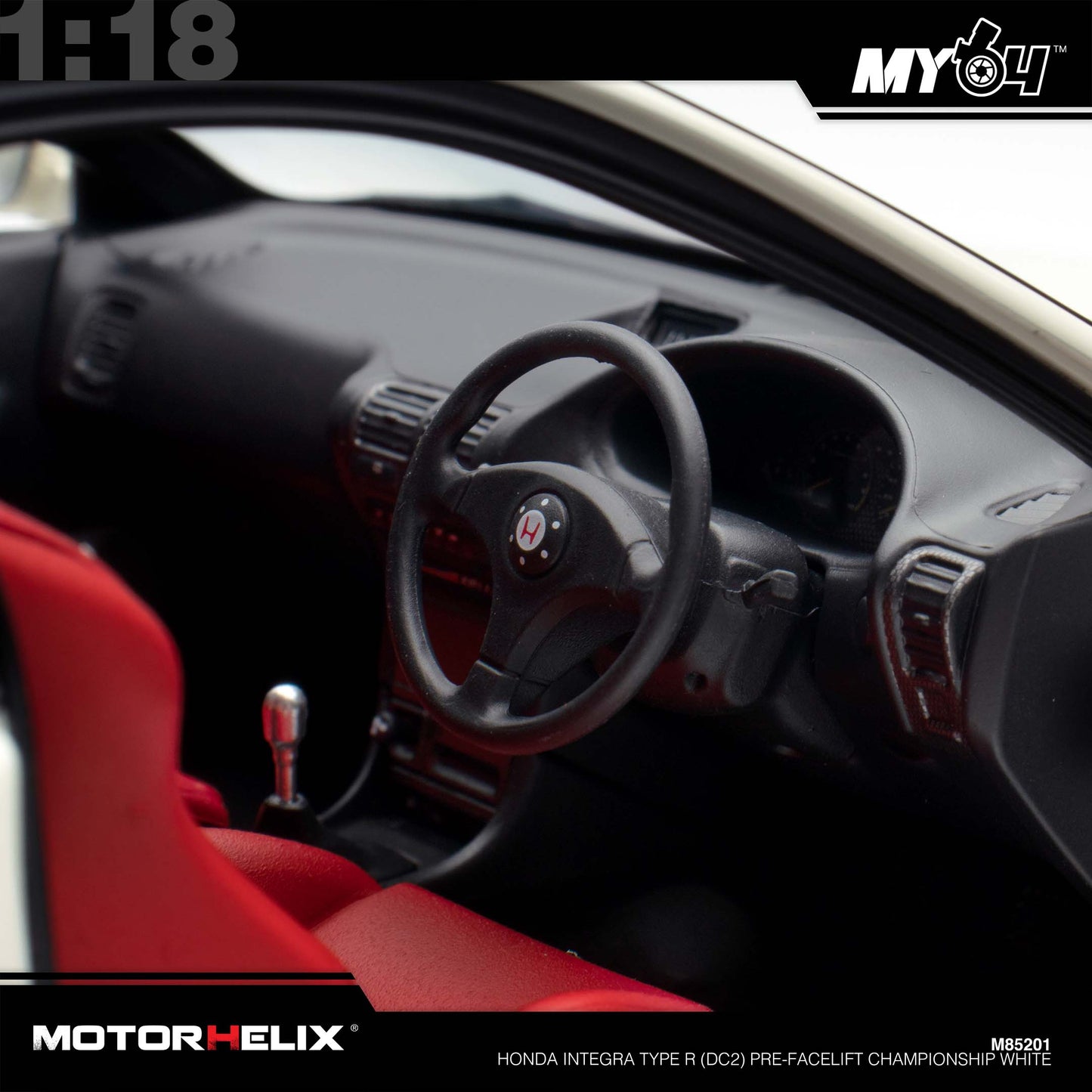 [Motorhelix] Honda Integra Type R (DC2) Pre-Facelift  - Championship White
