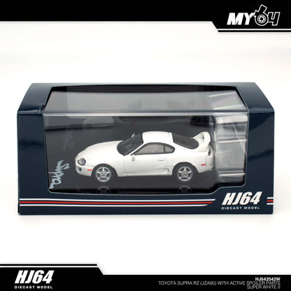 [Hobby Japan] Toyota SUPRA RZ (JZA80) with Active Spoiler Parts - Super White II