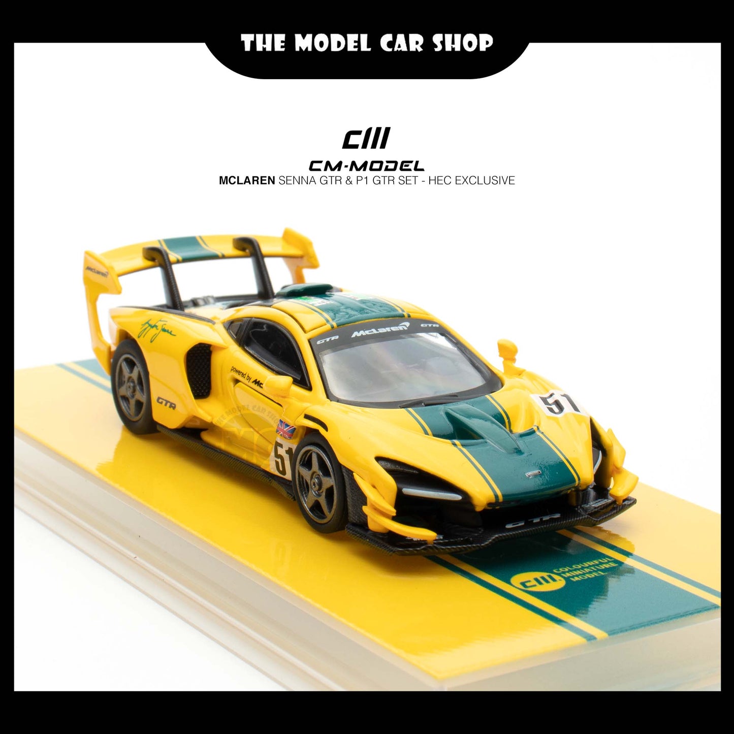 [CM Model] McLaren Senna GTR & P1 GTR Set - HEC Exclusive