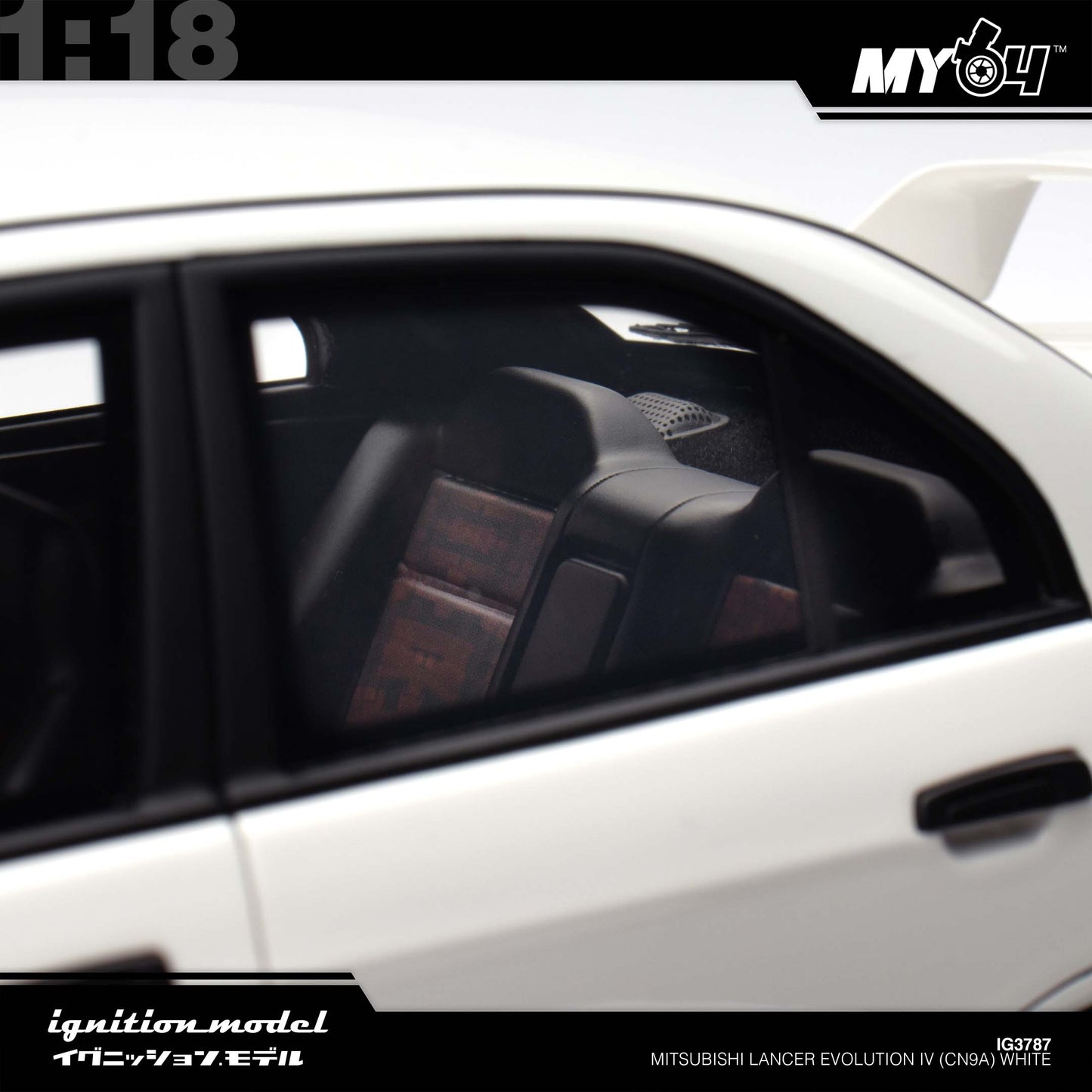 [Ignition Model] 1:18 Mitsubishi Lancer Evolution IV (CN9A) - White