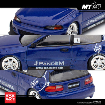 [Pop Race] Pandem Honda CIVIC EG6 v1.5 - Metallic Blue