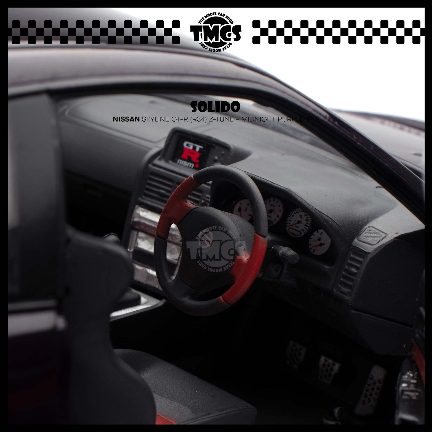 [Solido] 1:18 Nissan Skyline GT-R (R34) Z-Tune - Midnight Purple 1999