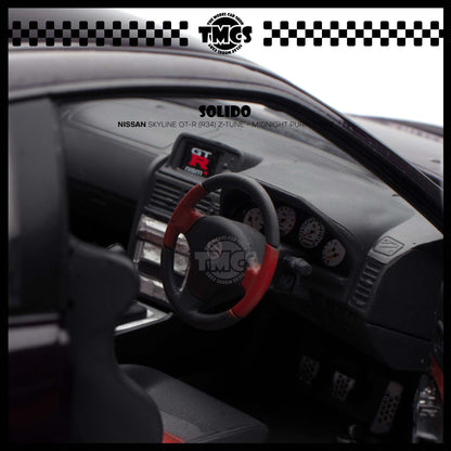 [Solido] 1:18 Nissan Skyline GT-R (R34) Z-Tune - Midnight Purple 1999