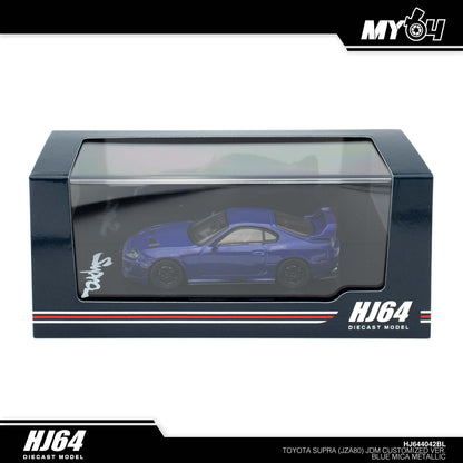 [Hobby Japan] Toyota SUPRA (JZA80) JDM CUSTOMIZED VERSION - Blue Mica Metallic