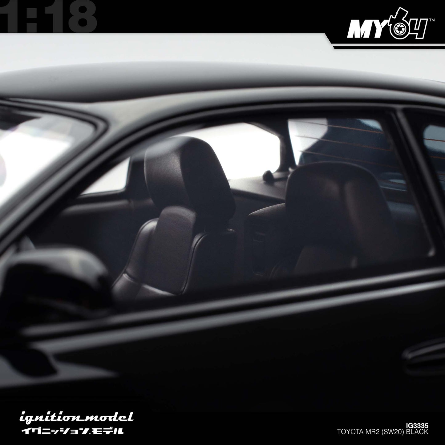 [Ignition Model] Toyota MR2 (SW20) - Black