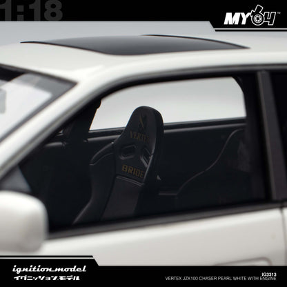 [Ignition Model] Vertex JZX100 Chaser - Pearl White With Engine
