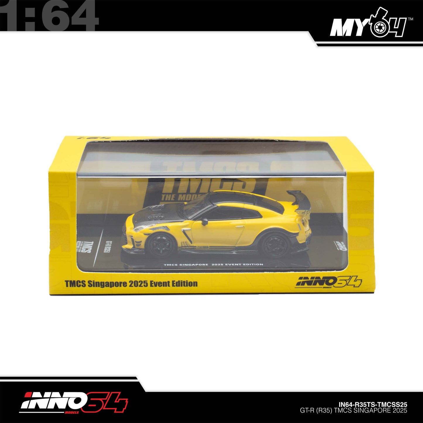 [INNO64] 1:64 Nissan Skyline GT-R (R35) TMCS Singapore 2025