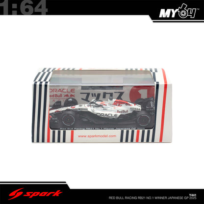 [Sparky] 1:64 Red Bull Racing RB21 No.1 Oracle Red Bull Racing- Winner Japanese GP 2025- Max Verstappen