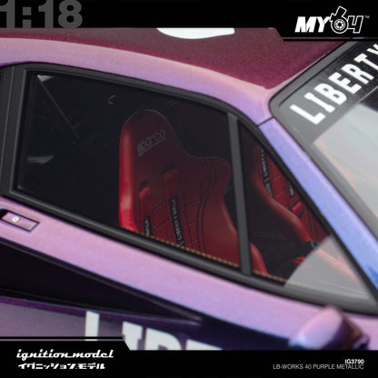 [Ignition Model] 1:18 LB-WORKS 40 - Purple Metallic