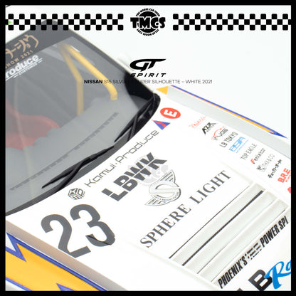 [GT Spirit] 1:18 Nissan S15 Silvia LB Super Silhouette - White 2021