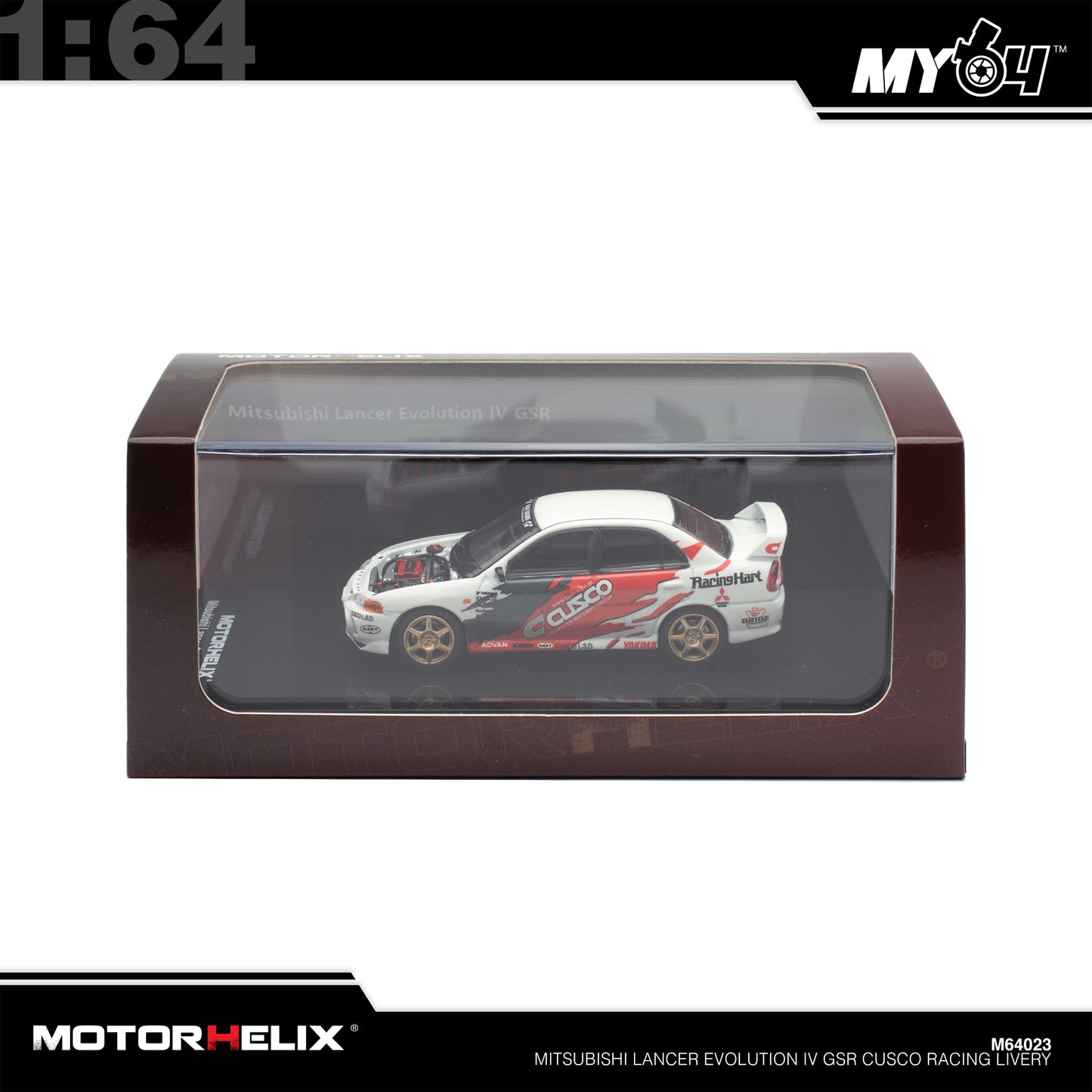 [Motorhelix] 1:64 Mitsubishi Lancer GSR Evolution IV - Cusco Racing Livery