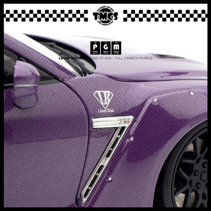 [PGM] LBWK Nissan Skyline GT-R35 - Full Carbon Purple