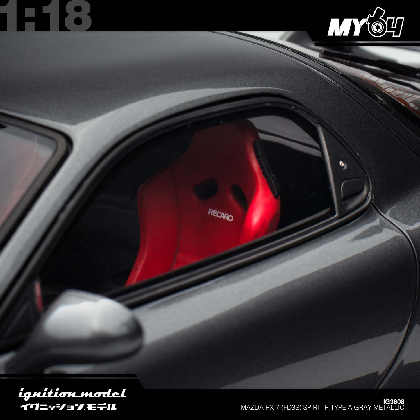 [Ignition Model] Mazda RX-7 (FD3S) Spirit R Type A - Gray Metallic