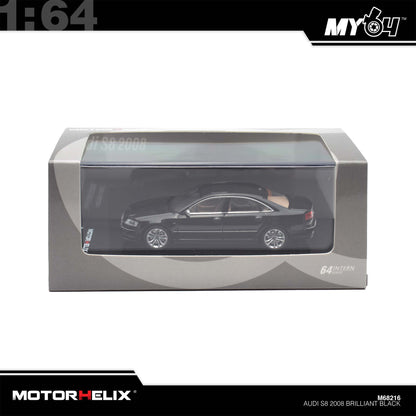 [Motorhelix] 1:64 Audi S8 2008 - Brilliant Black