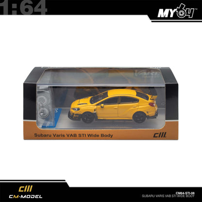 [CM Model] 1:64 Subaru STI Varis WideBody 1.0  - Yellow