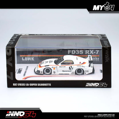 [INNO64] MAZDA RX7 (FD3S) LB-SUPER SILHOUETTE - White