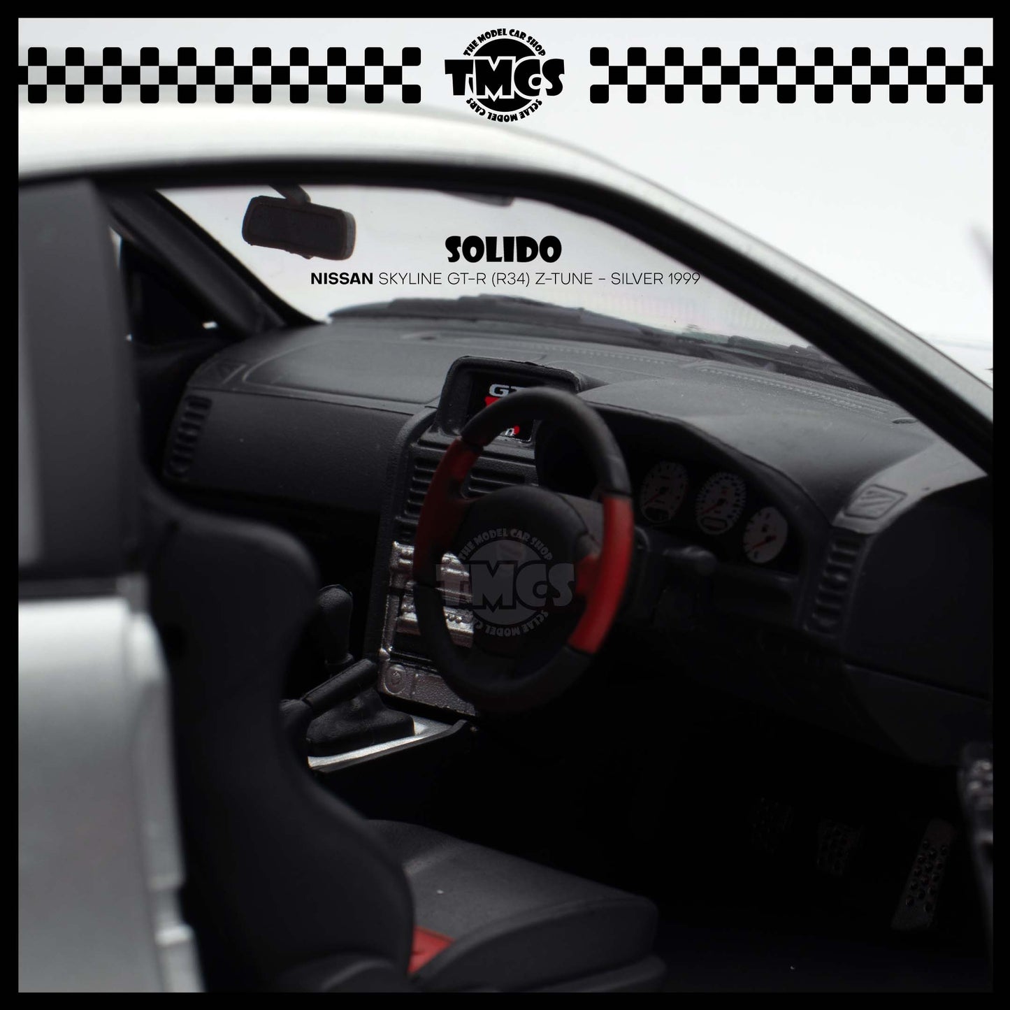 [Solido] 1:18 Nissan Skyline GT-R (R34) Z-Tune - Silver 1999