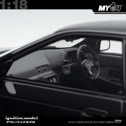 [Ignition Model] 1:18 Initial D Nissan Skyline GT-R V-SpecII (BNR32) - Black