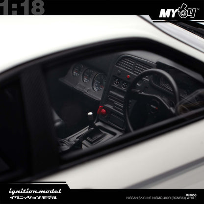 [Ignition Model] Nissan Skyline NISMO 400R (BCNR33) - White